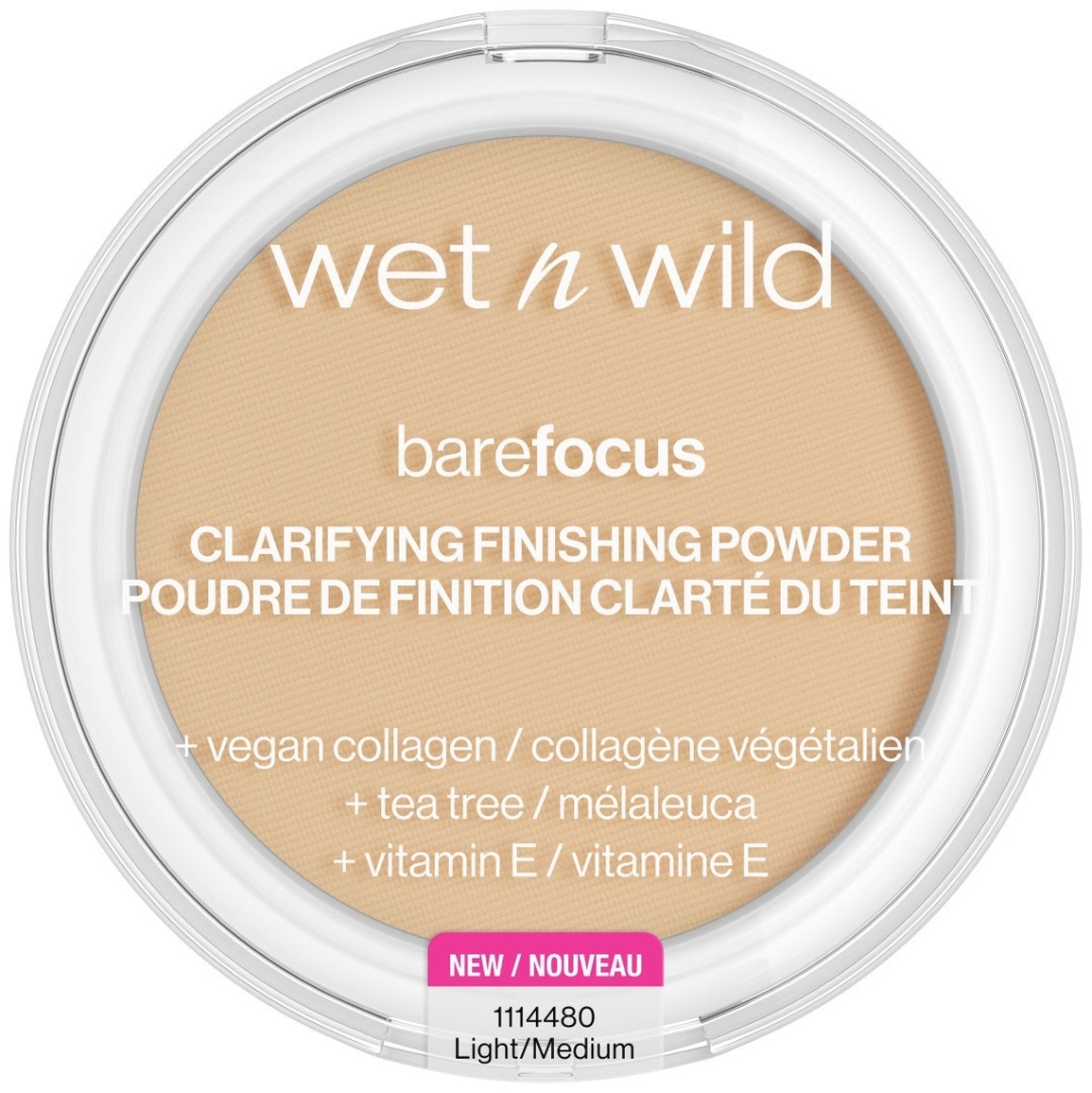 Пудра Wet n Wild Bare Focus Clarifying Finishing сухая Light Medium светлый натуральный
