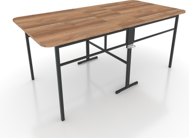 Стол-книжка Попов Лайт Standart, 175х90x75 см, ЛДСП, коричневый