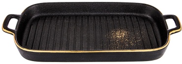 Арти М блюдо Midnight Gold 42-367 1 шт, фарфор
