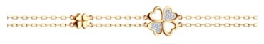 SOKOLOV BRA-SO-585-5146903-18 длина 18 см, вес 1.72 г золото, плетение фантазийное
