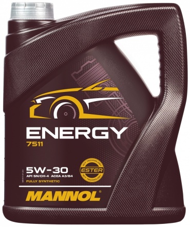 Синтетическое Mannol Energy 5W-30 4 л