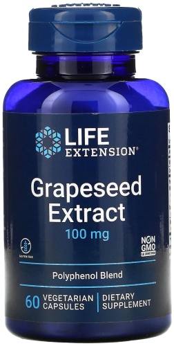 Life Extension БАД Grapeseed Extract 100 мг 60 капсул