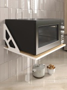 Полка К1, 52х33x25 см, белый, коричневый