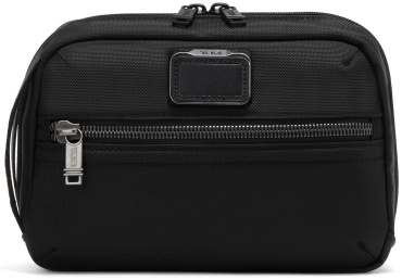 TUMI несессер натуральная кожа, нейлон черный 24X16 см