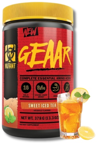 BCAA Mutant GEAAR чай 378 г