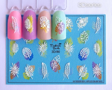 Fashion Nails 3D №86 слайдер-дизайн