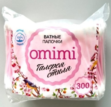 Omimi ватные палочки Галерея стиля 300 шт