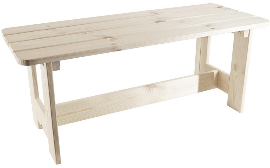 Скамейка Скамья из сосны без спинки (150х35) 150 см