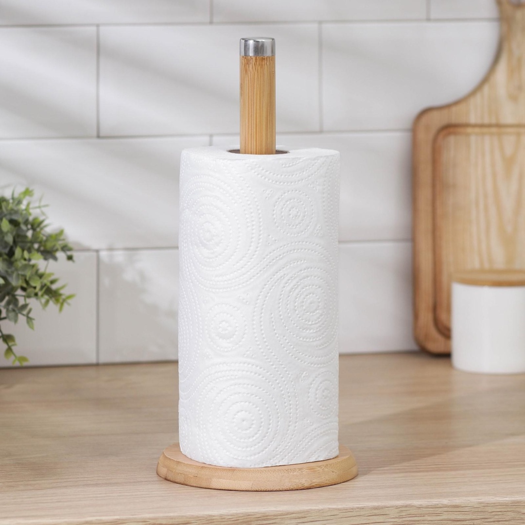 Доляна держатель бумажных полотенец Bamboo 6781025, бамбук
