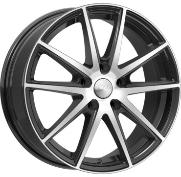 SKAD Амстердам 7x17/5x112 D66.6 ET45 4 диска черный, серебристый