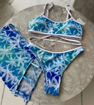 Купальник раздельный Shantal Lingerie голубой