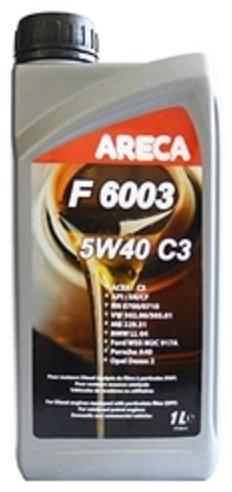 Синтетическое ARECA F6003 5W-40 1 л