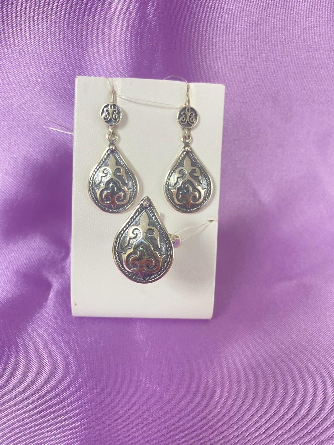Кристалл-L С-05-03 вес 13.99 г серебро, без вставок