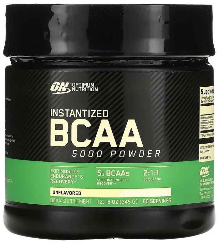Купить BCAA Optimum Nutrition Instantized BCAA 5000 Powder 5000 345 г в ...
