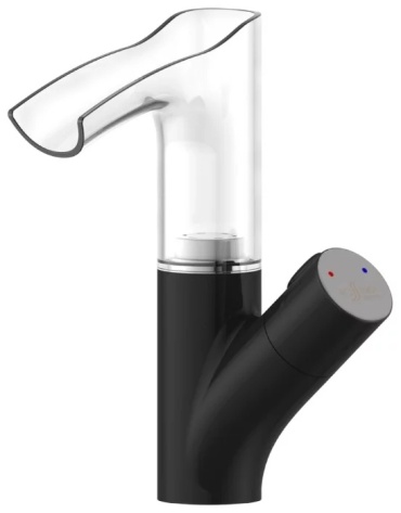Смеситель для раковины (умывальника) Rossinka Silvermix Z35-30B, однозахватный
