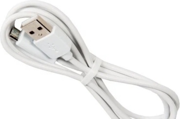 Кабель micro-USB 2.0 (M), 1 м, белый
