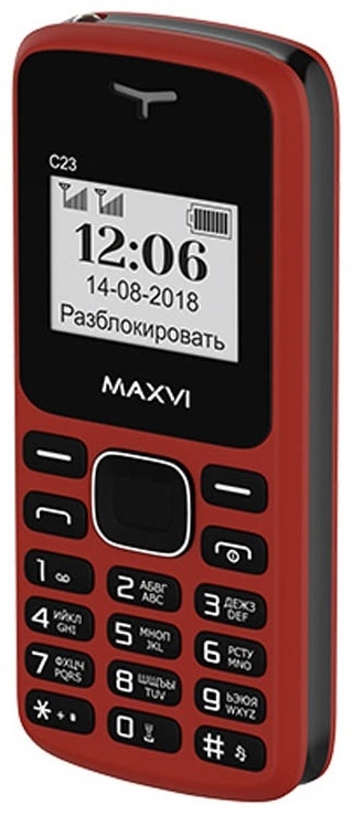 Maxvi как снять блокировку экрана Купить Мобильный телефон MAXVI C23 красный в Кордайе - Магазин на Kaspi.kz