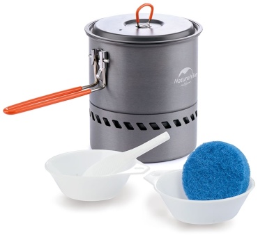 Naturehike Heat Collection Camping Energy-Saving Pot 4 предмета
