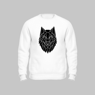 Свитшот Black and White белый