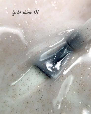 Stefany for nails базовое покрытие Gold shine 01 камуфлирующее 15 мл