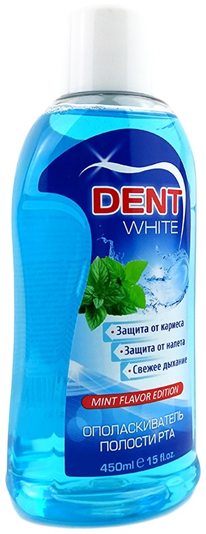 Dent White Mint ополаскиватель мятный 400 мл