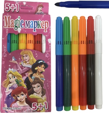 Фломастер Magic маркер 6 шт