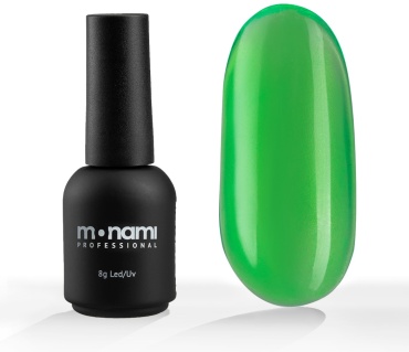 Monami гель-лак Neon Glass Green глянцевое 8 мл