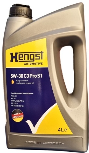 Синтетическое HENGST C3 Pro S1 5W-30 4 л