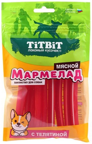 TiTBiT Мармелад с телятиной 120 г 1 шт