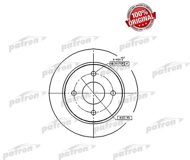Диски PATRON задние PBD1654