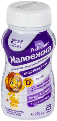 Pediasure Малоежка натуральный 1 с 1 года 200 мл