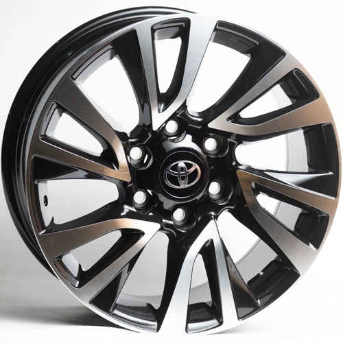 Kipardo H871D 8x18/6x139.7 D106.1 ET25 черный, серебристый
