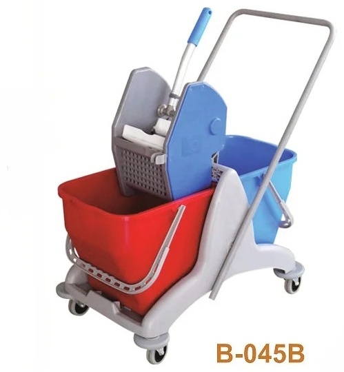 Уборочная тележка Uctem Plas B-045B, пластик