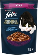 Felix Мясные ломтики кусочки в соусе утка 75 г 1 шт