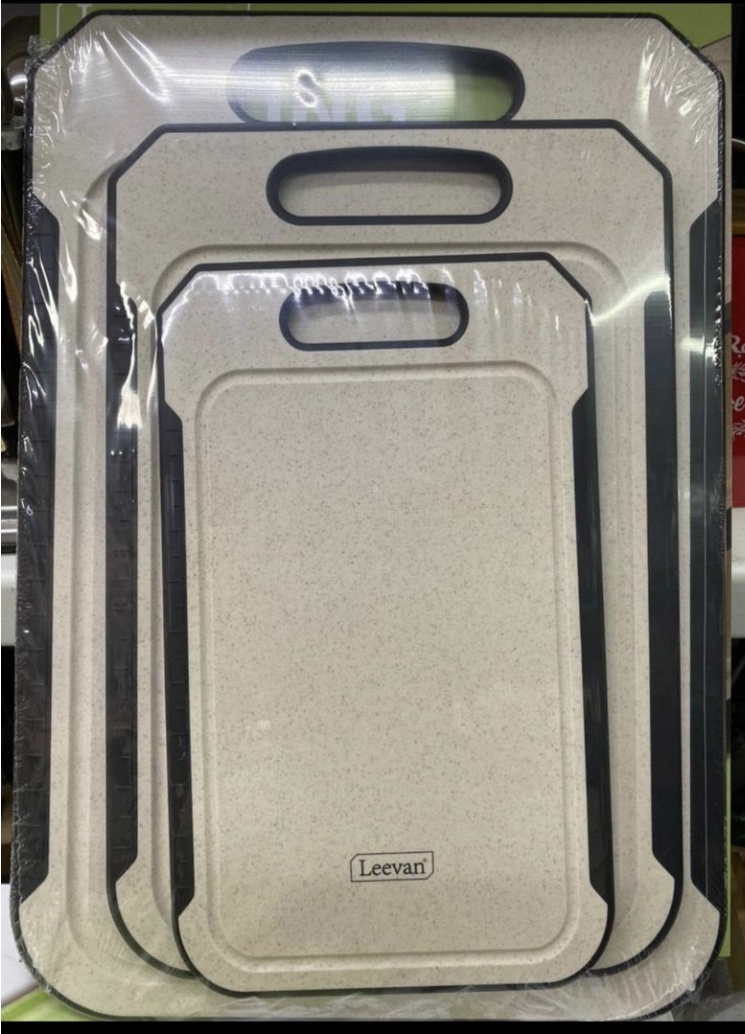 Leevan набор разделочных досок LV-2123 3 шт, пластик