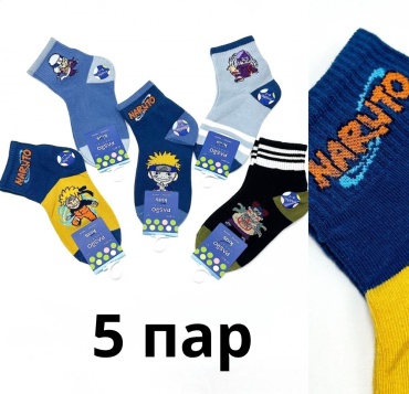Носки Passo chantal AC48 5 пар мультиколор 5-7 лет