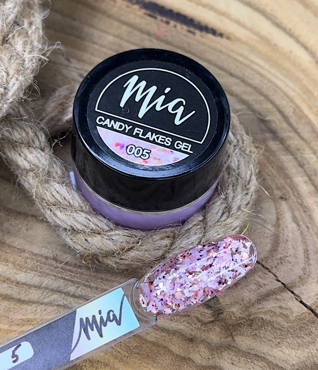 Mia гель для дизайна Candy flakes gel 006 5 мл