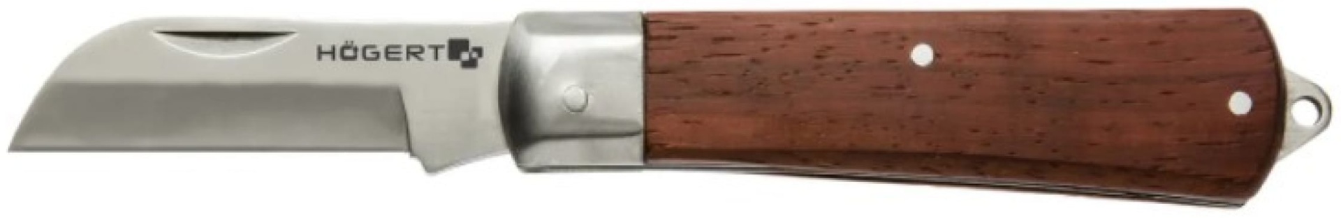 HOGERT садовый нож HT4C650 3Cr13 коричневый