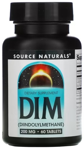 Source Naturals DIM, 200 мг таблетки 60 шт