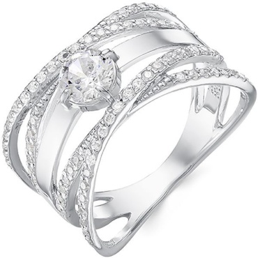 Kari jewelry 534087M0 размер 15.5 вес 3.53 г серебро, фианит