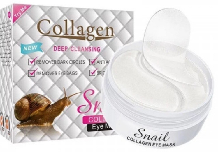 Патчи ENDOW гидрогелевые Beauty Collagen Snail Eye Mask для повышения упругости 60 шт