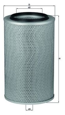 MAHLE Воздушный Фильтр LX227