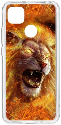 Чехол КRUЧЕ для Xiaomi Redmi 9c прозрачный, рисунок