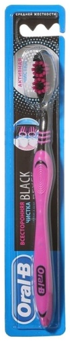 Oral-B Всесторонняя чистка Black зубная щетка средняя 1 шт
