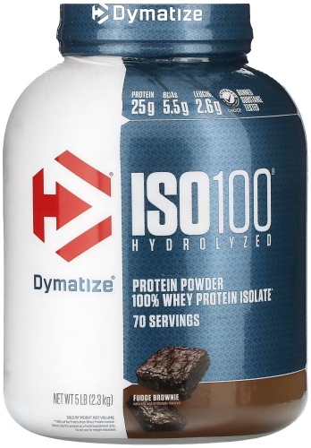 Dymatize ISO100 Hydrolyzed Whey Protein Isolate брауни 2300 г