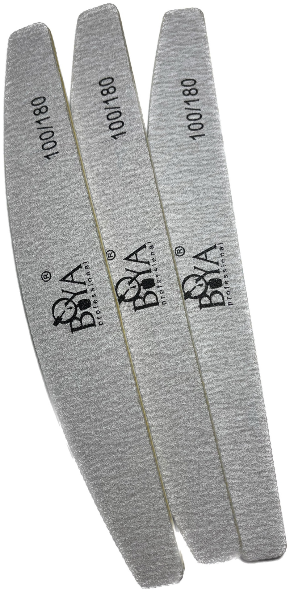 Boya professional педикюрная пилка, маникюрная пилка 950827400976 100/180 грит 10 шт