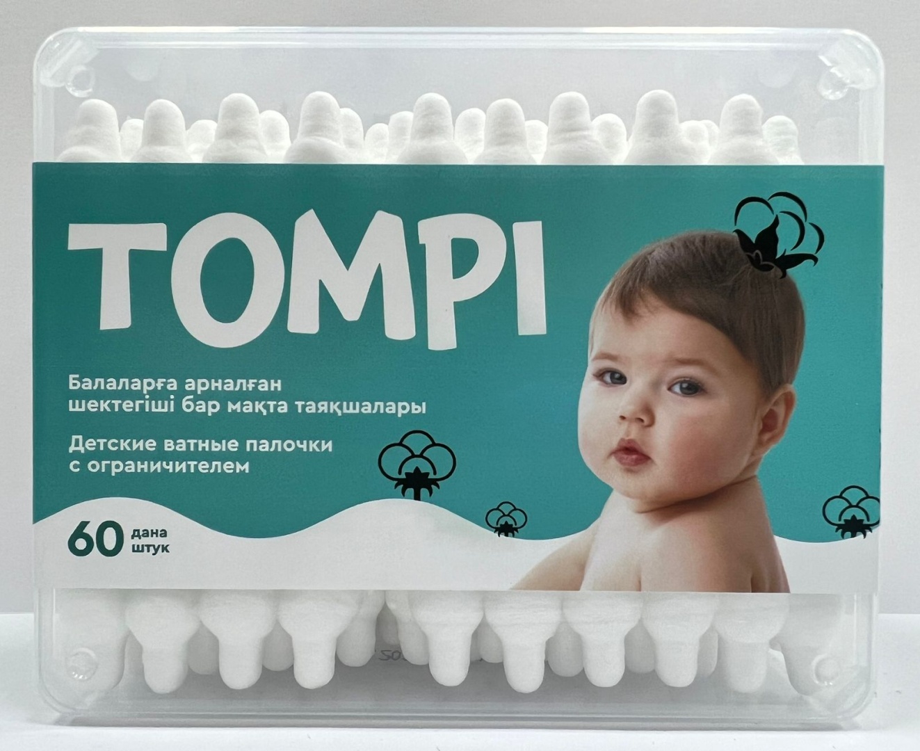 Tompi ватные палочки Classic 60 шт