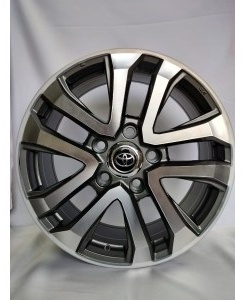 RS 251 8.5x20/5x150 D110.2 ET45 черный, серебристый