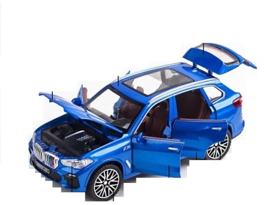 BMW X5, металл, синий