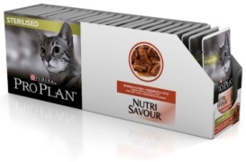 PRO PLAN Sterilised  кусочки в соусе говядина 85 г 24 шт